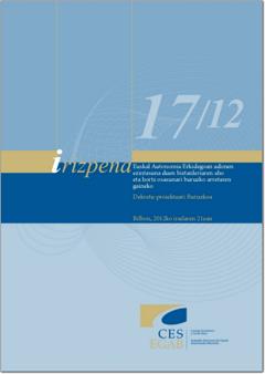 17/12 Irizpena, Euskal Autonomia Erkidegoan adimen ezintasuna duen biztanleriaren aho eta hortz osasunari buruzko arretaren gaineko dekretu-proiektuari buruzkoa.
